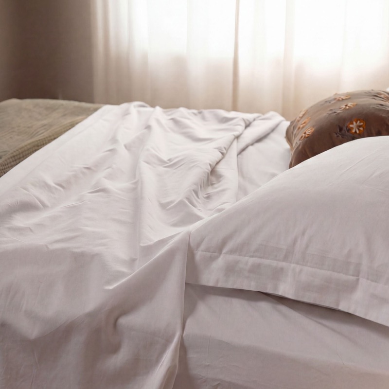 Organic Cotton Sateen Flat Sheet