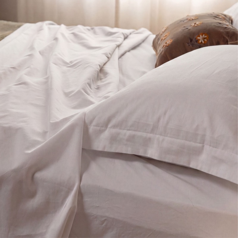 Organic Cotton Sateen Fitted Sheet