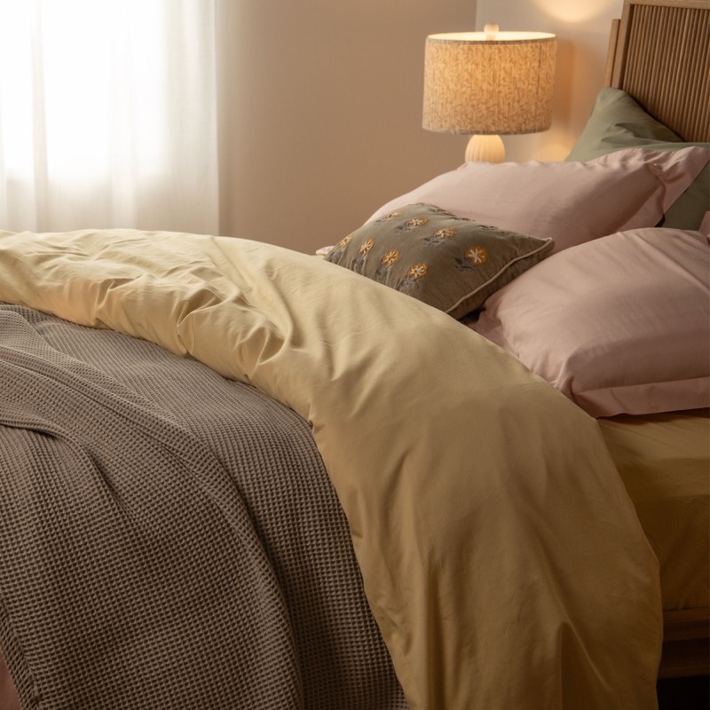Organic Cotton Sateen Duvet Cover
