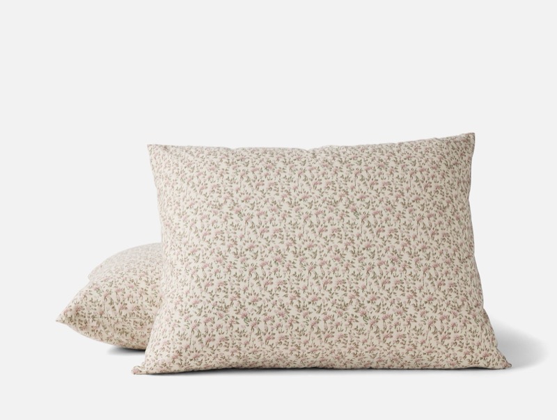 Organic Print Percale Sham