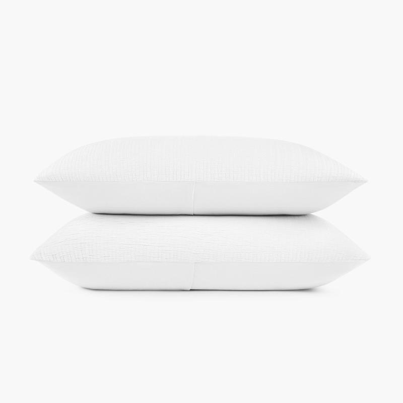 Organic Crinkle Matelasse Sham Set