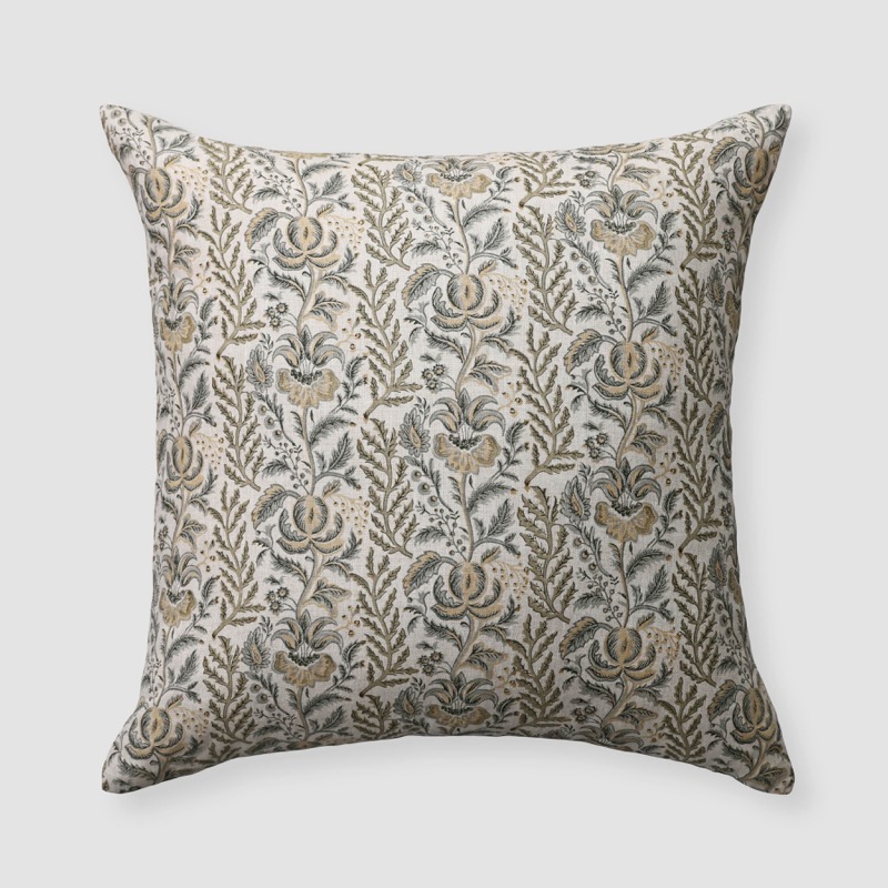 Lia Block Print Pillow