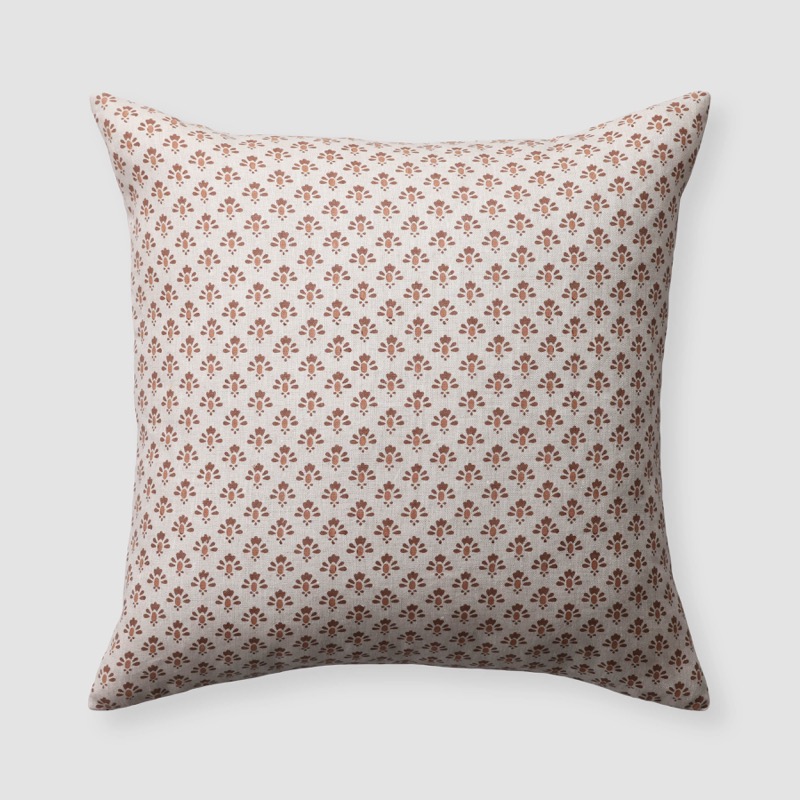 Elodie Block Print Pillow