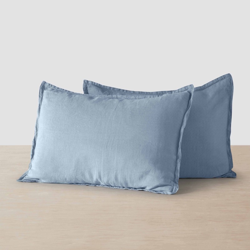 Stonewashed Linen Shams