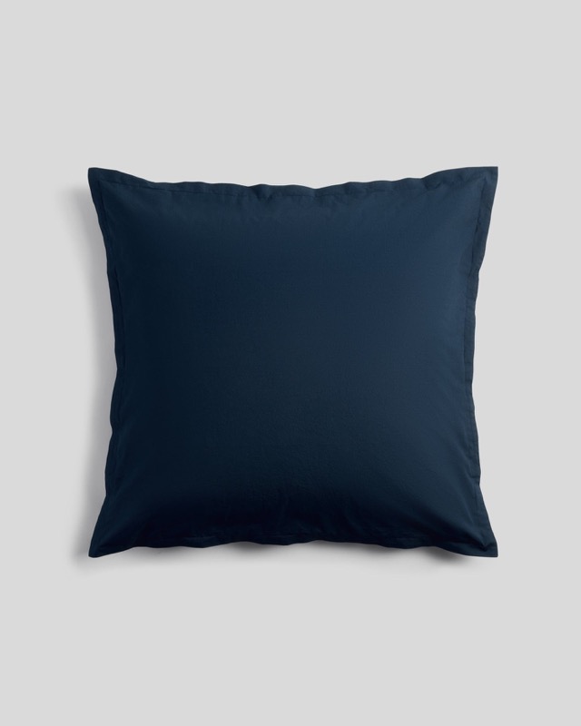 Percale Euro Sham (Ink)