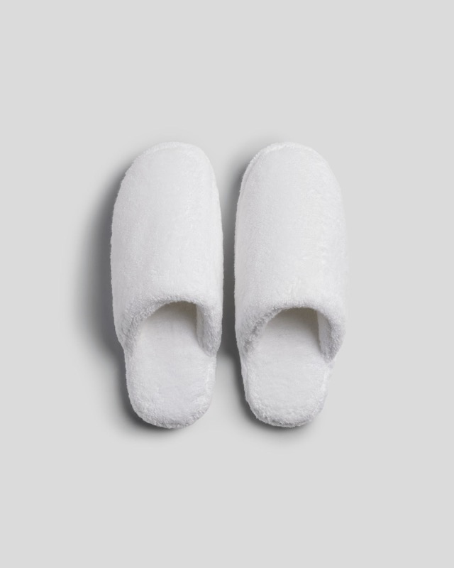 Classic Plush Slippers (White)