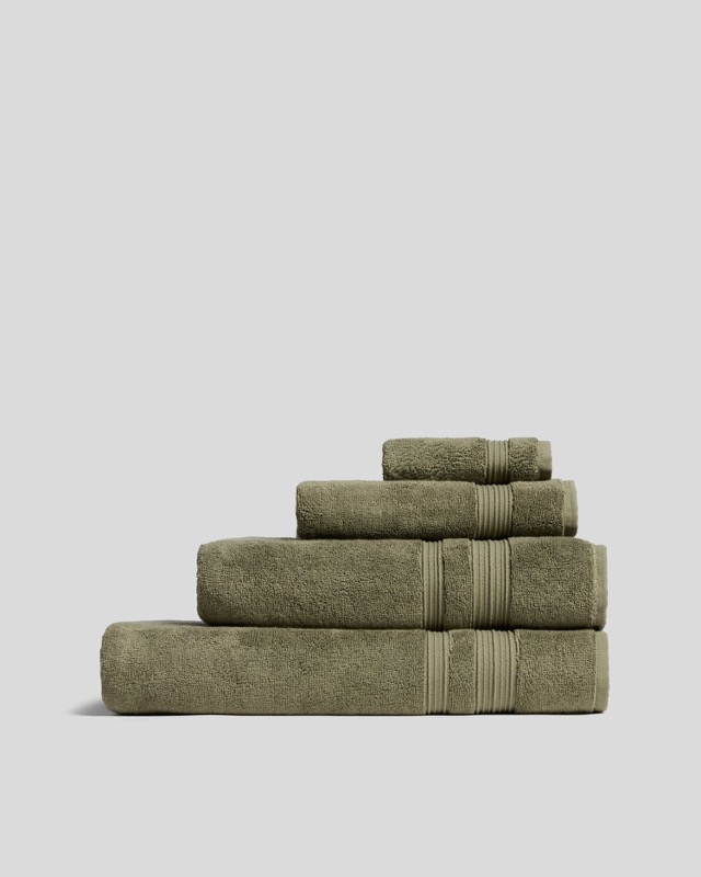 Classic Turkish Cotton Towels (Thyme)