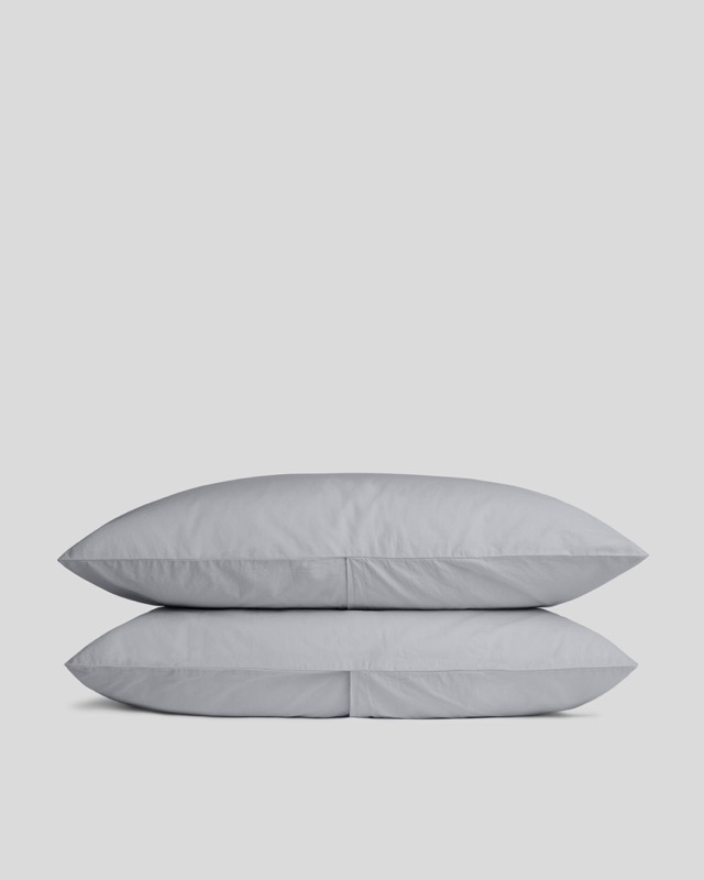 Brushed Cotton Pillowcase Set (Sky)