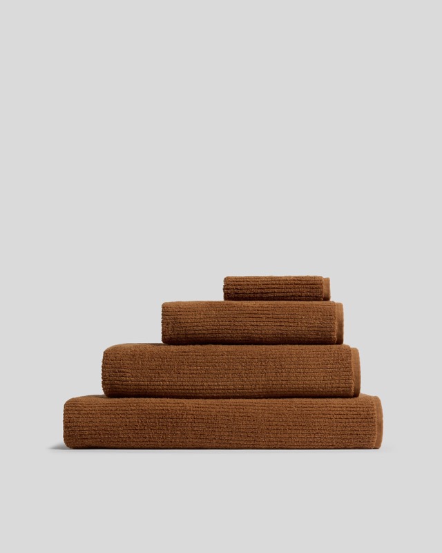 Soft Rib Towels (Tobacco)
